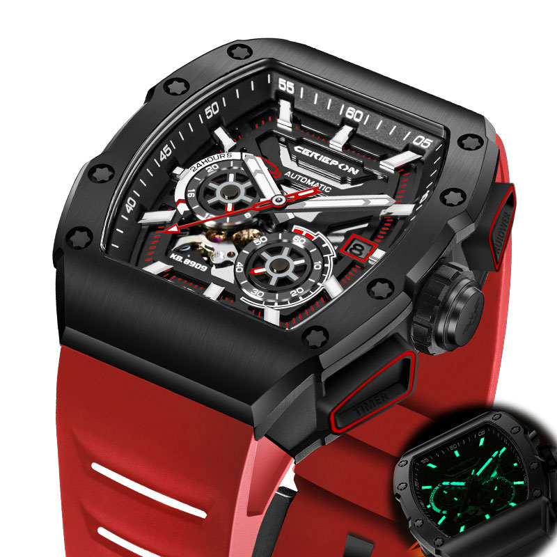 Rubber Strap Diver - Relógio Masculino Automático CERIEPON em Formato