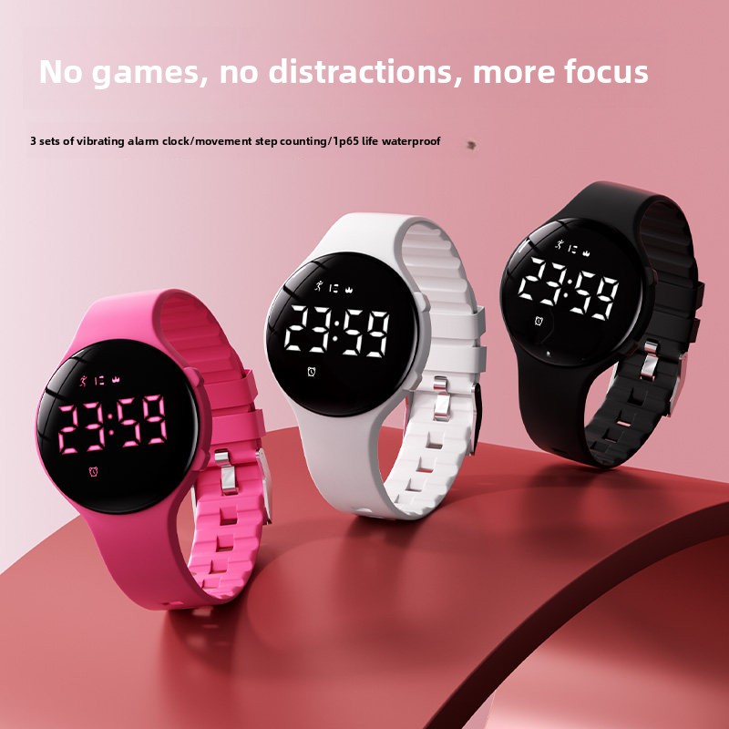 Silicone Band Women - Pulseira Inteligente 2026LED para Mulheres, Monitor