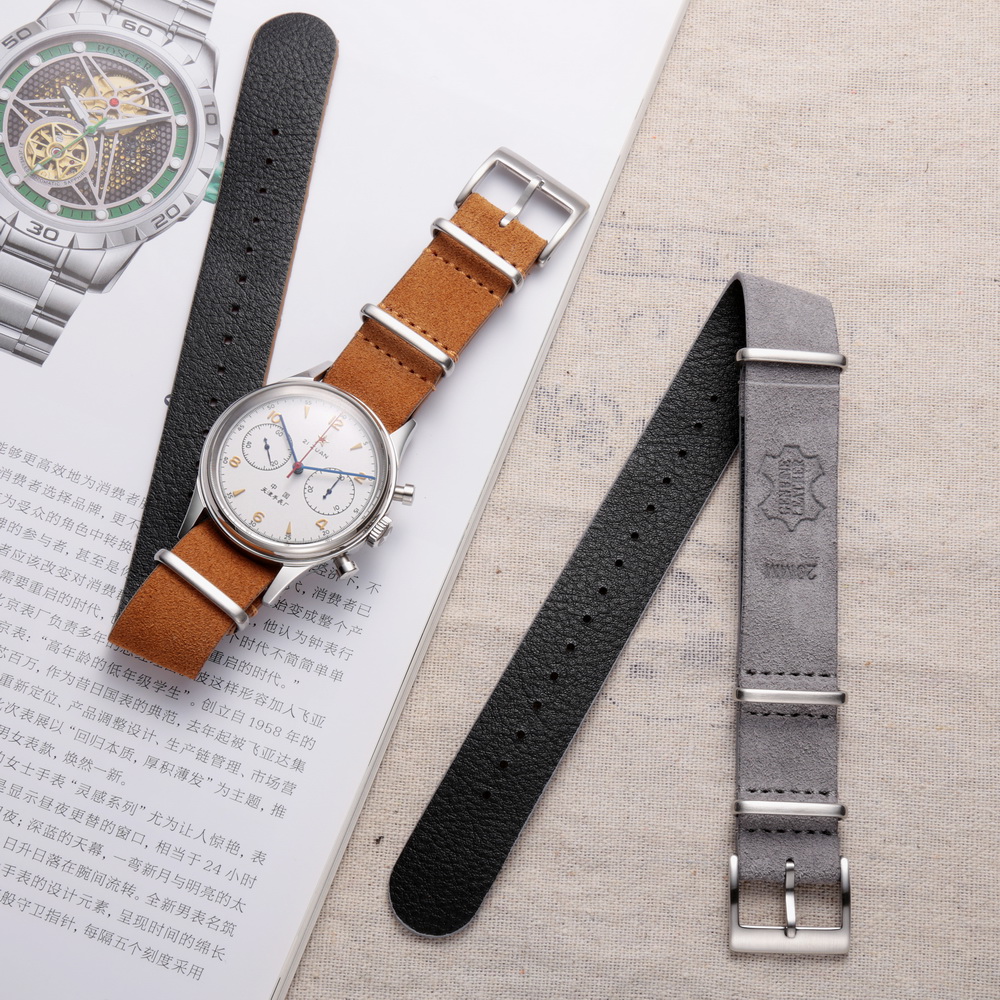 Suede Strap Watch - Hemsut pulseira de relógio de couro