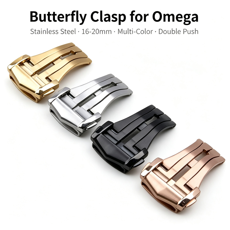 Fecho borboleta em aço inoxidá - Butterfly Clasp Deployant avaliação e preço