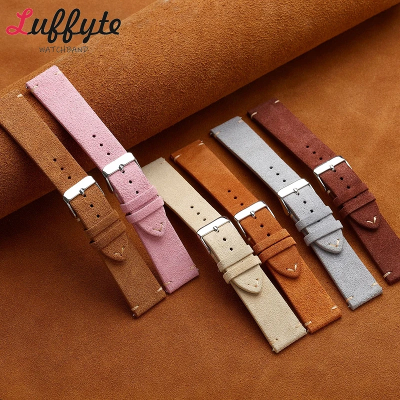 Pulseiras de relógio de couro  - Suede Strap Watch avaliação e preço