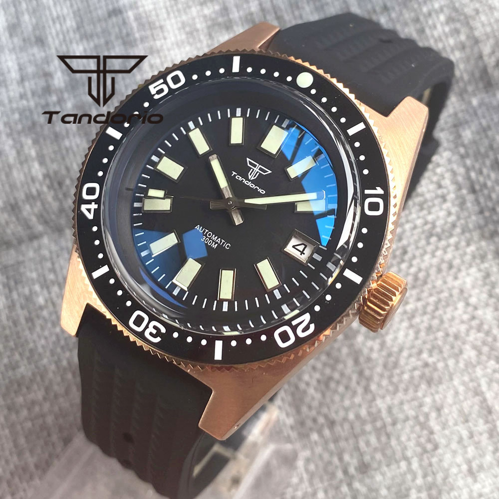Tandorio-Relógio automático co - Rubber Strap Diver avaliação e preço