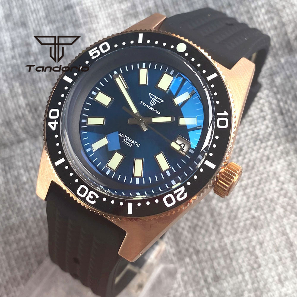 Tandorio-Relógio automático co - Rubber Strap Diver avaliação e preço