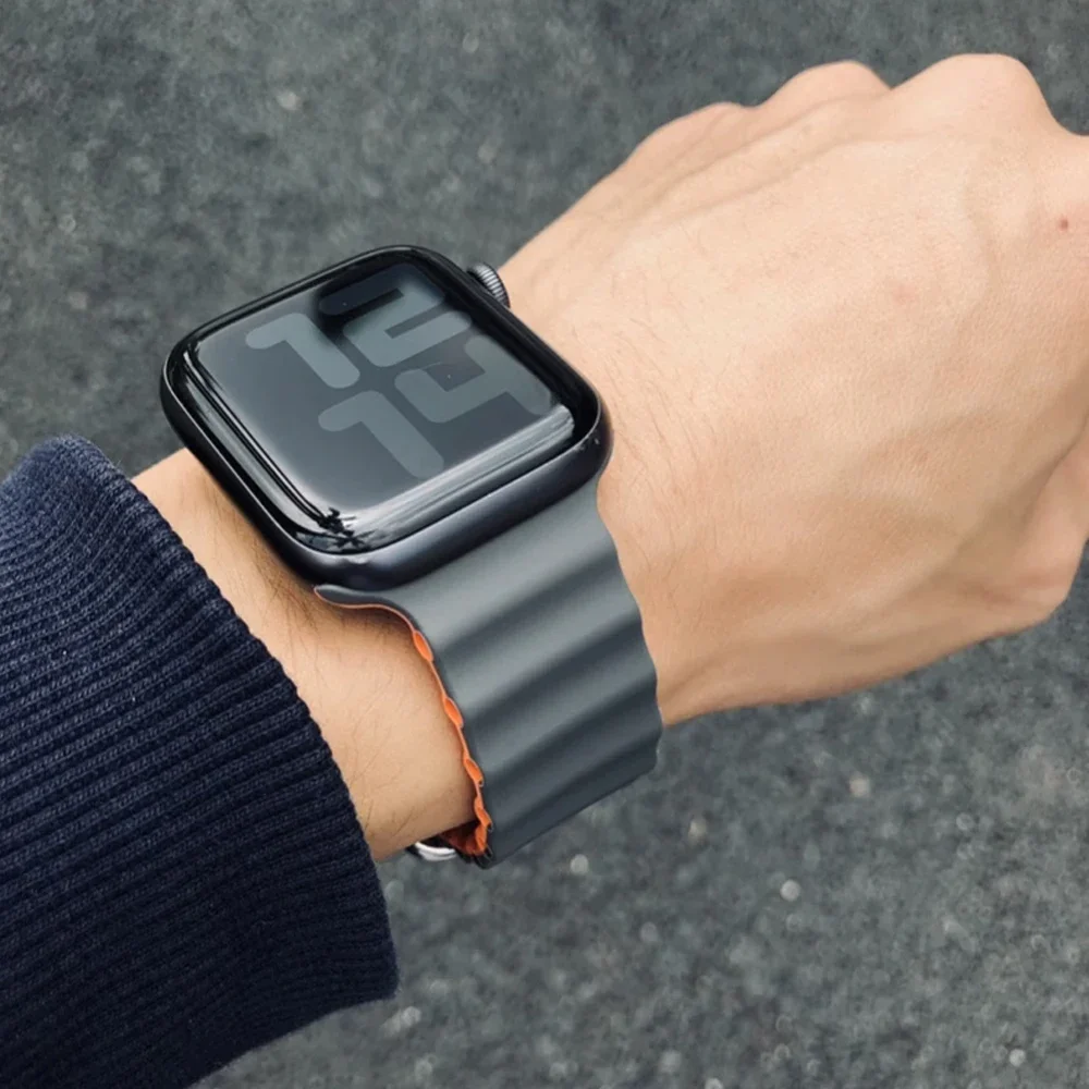 Pulseira oceano para apple wat - Silicone Band Women avaliação e preço