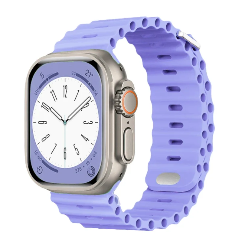 Pulseira oceano para apple wat - Silicone Band Women avaliação e preço