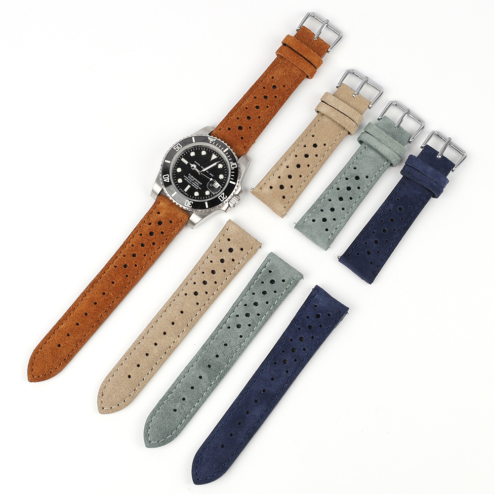 Pulseira de relógio de couro d - Suede Strap Watch avaliação e preço