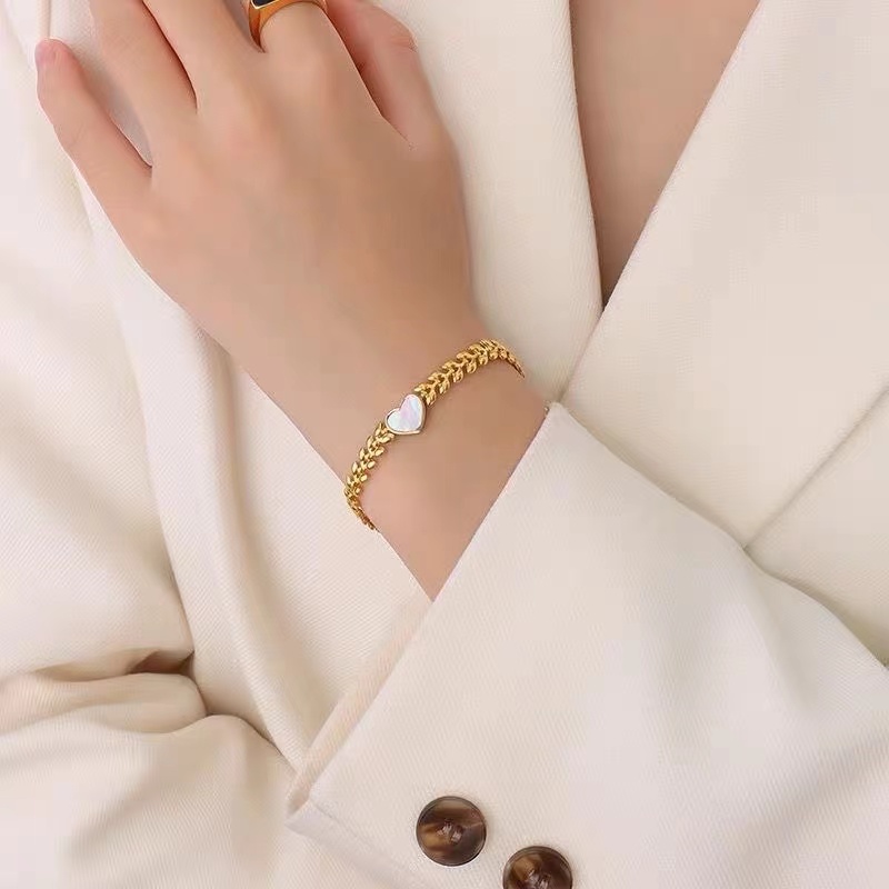 GANEMLY-Pulseira de Zircão em  - Butterfly Clasp Deployant avaliação e preço