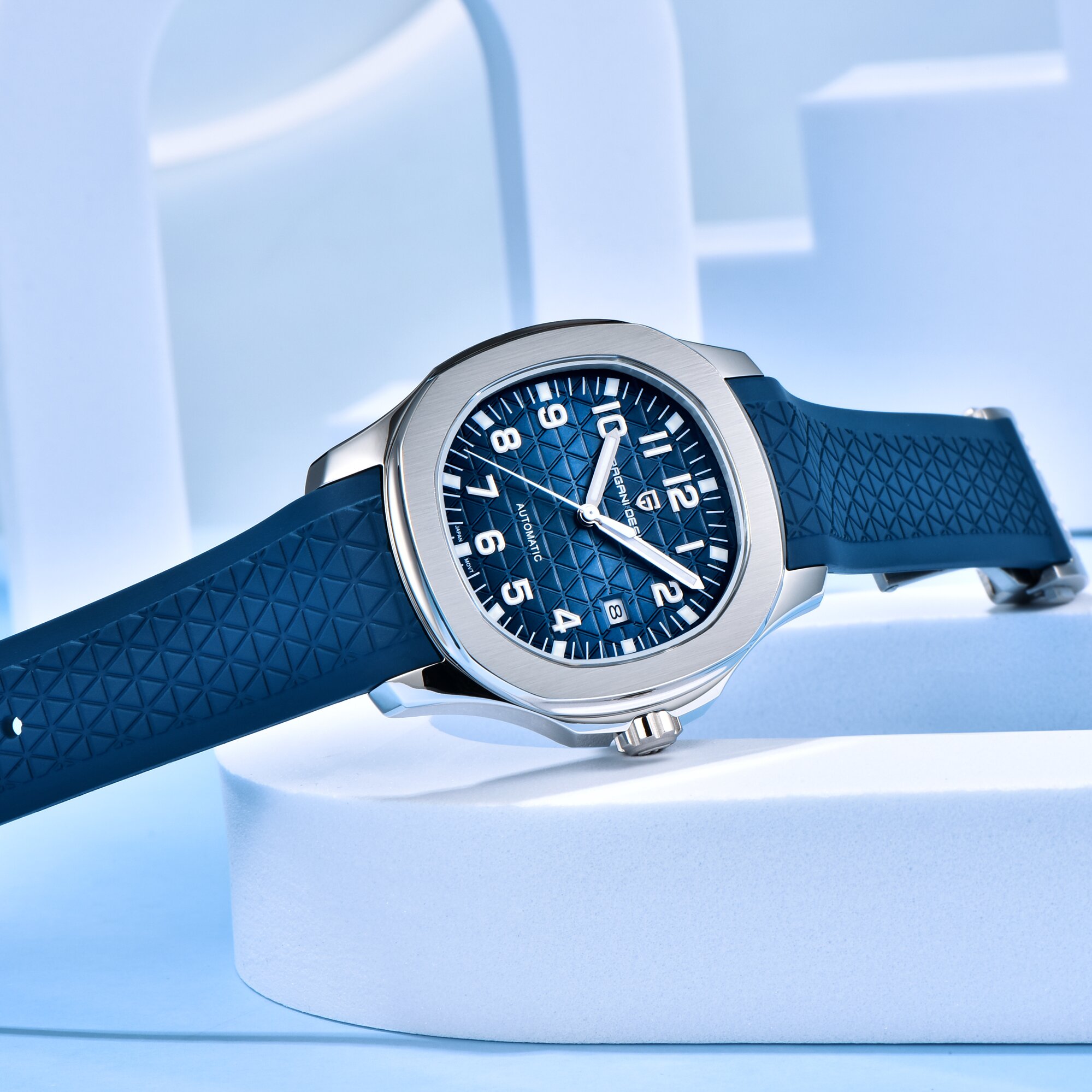 Relógio Mecânico Masculino PAG - Rubber Strap Diver avaliação e preço