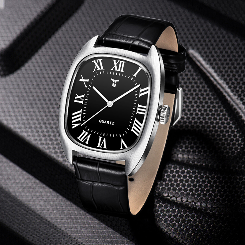Novos Relógios de Quartzo Masc - Leather Watch Band Men avaliação e preço