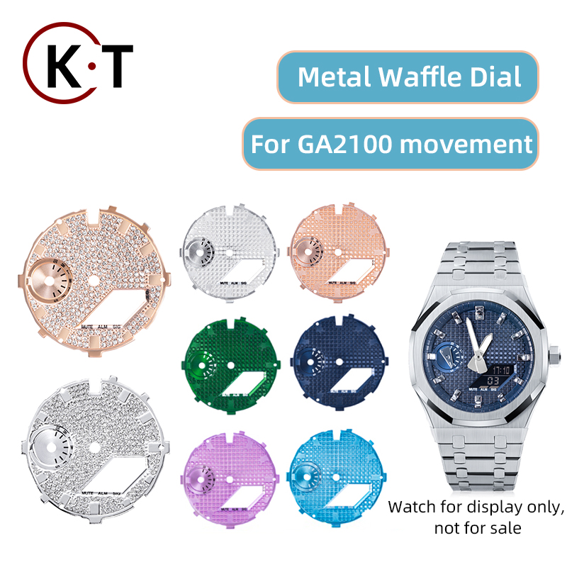 Casiok Waffle Face dial mod As - Casio Watch G-Shock Ga-2100 avaliação e preço