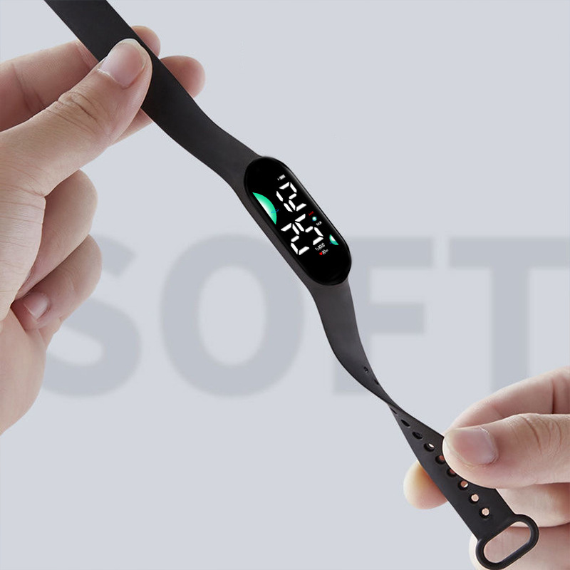 Relógio LED à Prova d'Água par - Silicone Band Women avaliação e preço
