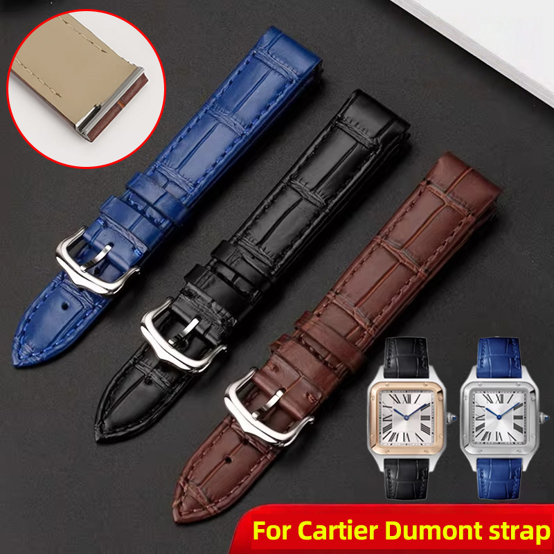 Pulseira de couro de vaca com  - Cartier Watch Tank avaliação e preço
