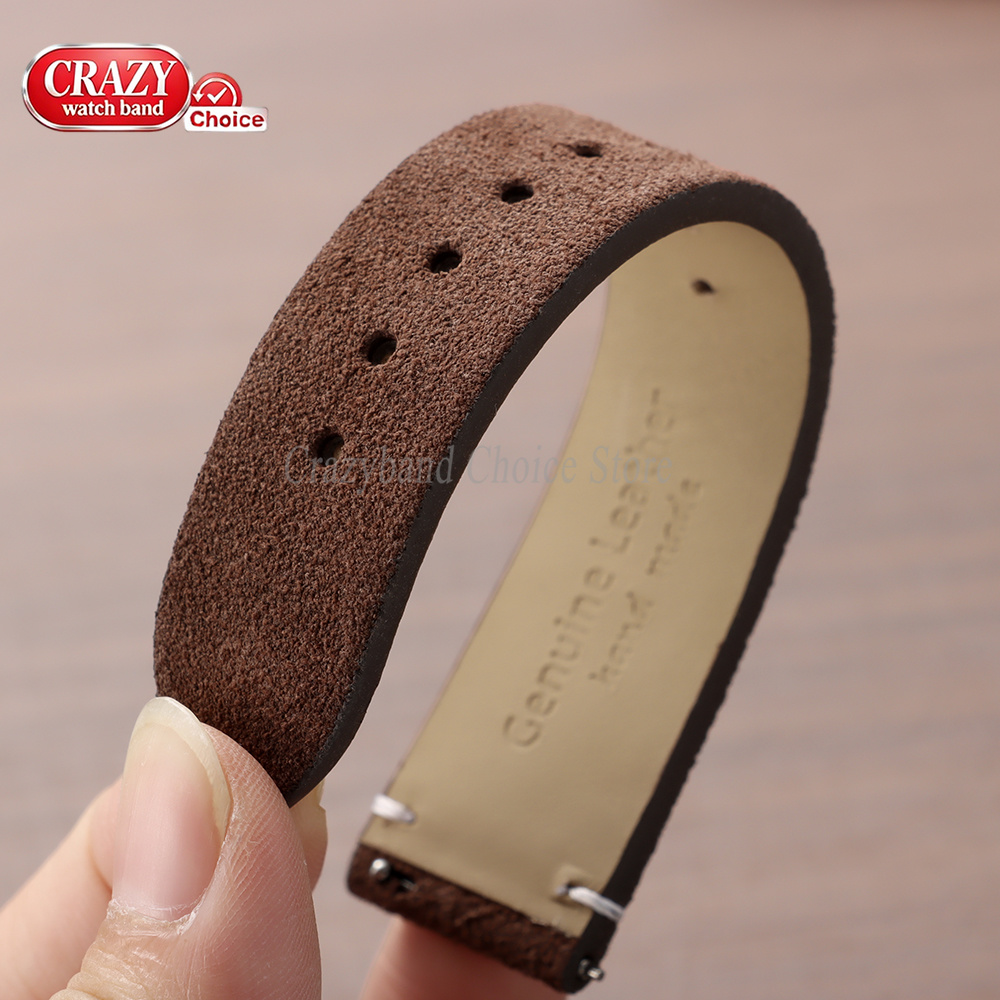Pulseira de Couro Camurça 20mm - Suede Strap Watch avaliação e preço