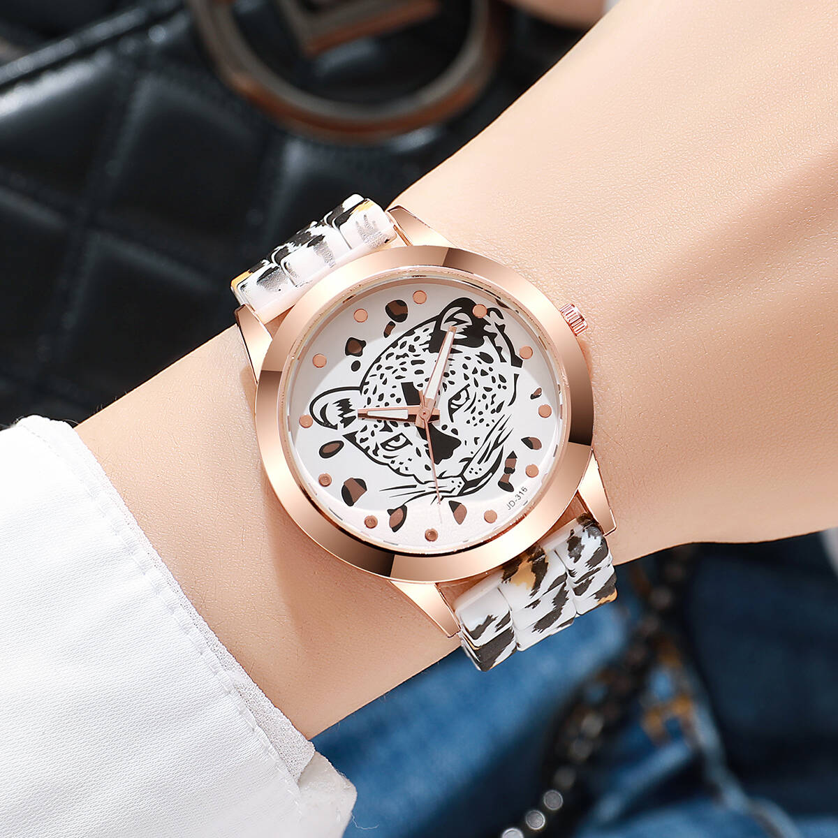 Conjunto de 2 relógios feminin - Silicone Band Women avaliação e preço