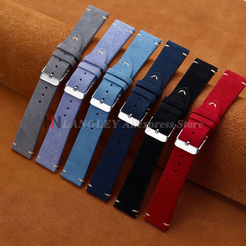 Pulseira de relógio em camurça - Suede Strap Watch avaliação e preço