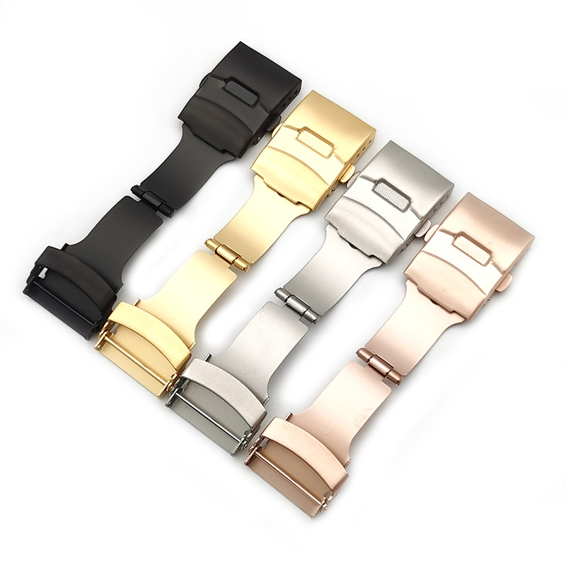 16mm 18mm 20mm 22mm 24mm aço i - Butterfly Clasp Deployant avaliação e preço