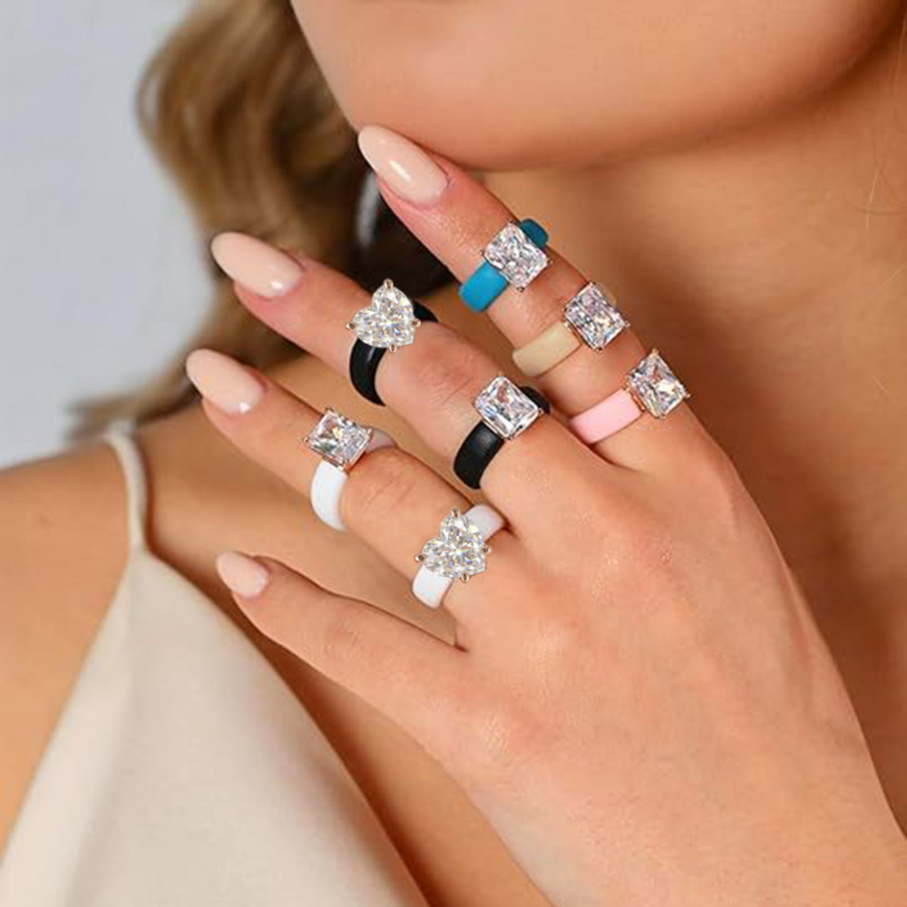 Anel de Silicone Feminino com  - Silicone Band Women avaliação e preço