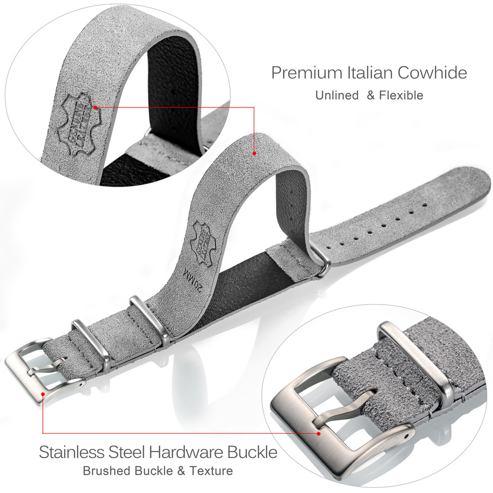 Hemsut pulseira de relógio de  - Suede Strap Watch avaliação e preço