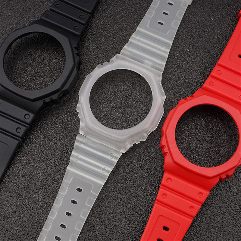 Pulseira de resina + capa para - Casio Watch G-Shock Ga-2100 avaliação e preço