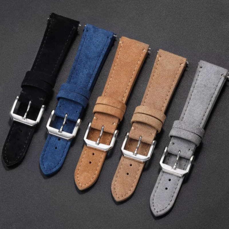 Pulseira de relógio de couro d - Suede Strap Watch avaliação e preço