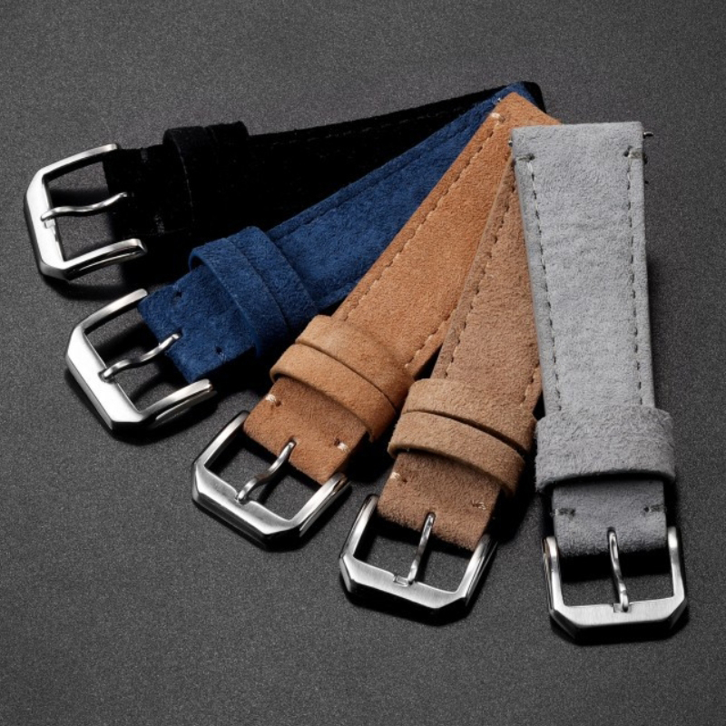 Pulseira de relógio de couro d - Suede Strap Watch avaliação e preço